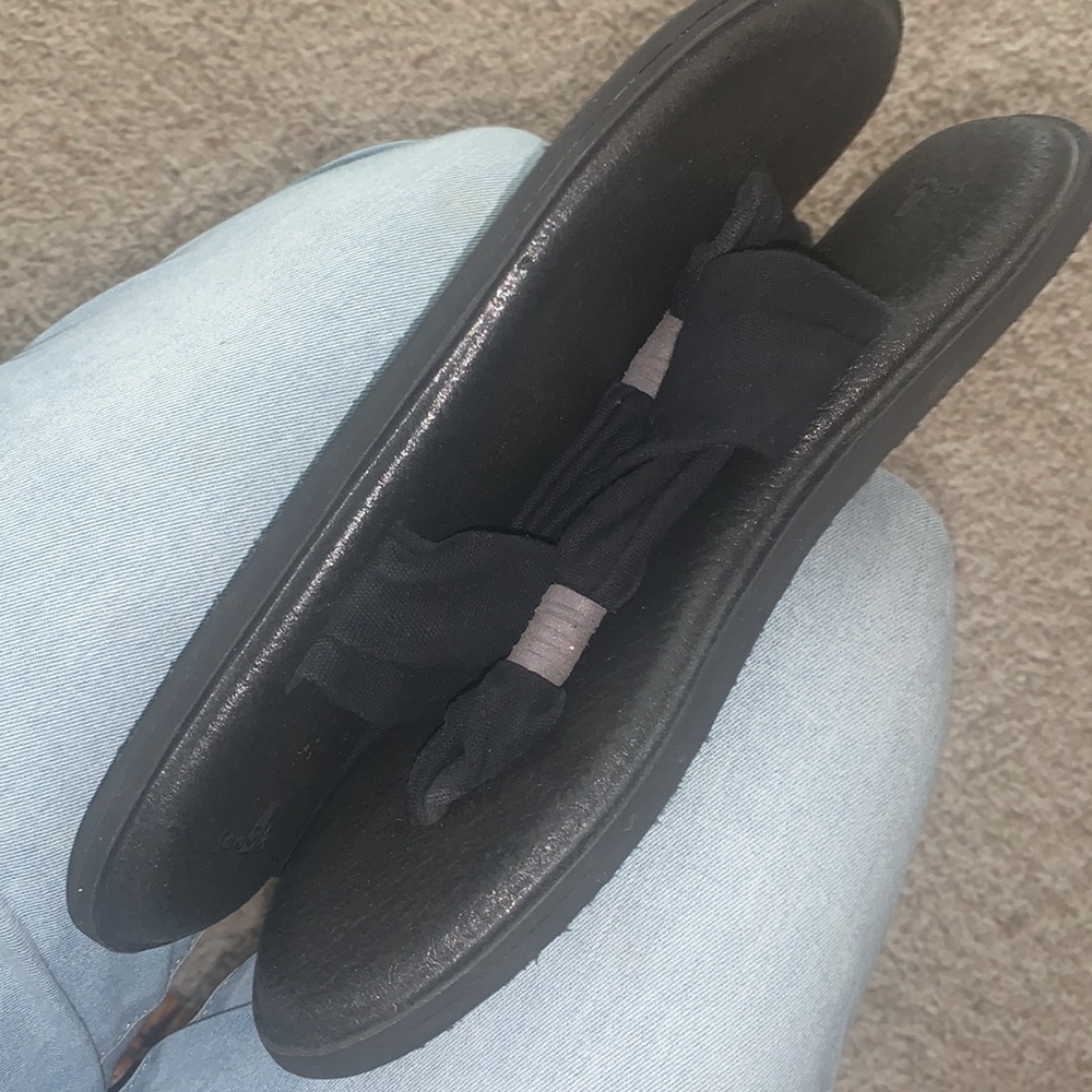 SANUK😎Sling 2 Yoga Mat Black SANDALS Women’s Size 10🖤 - Picture 7 of 9